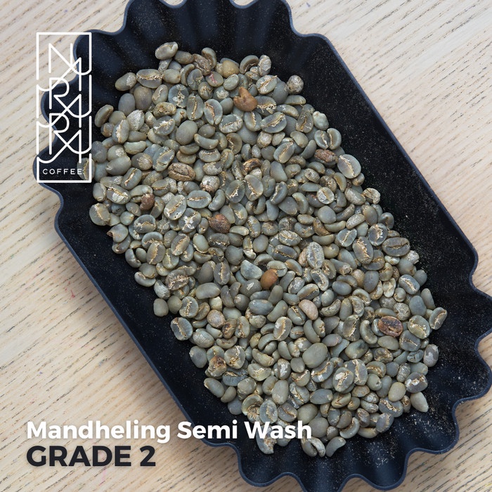 

TERLARIS Green Bean 1kg MANDHELING SEMI WASH - Biji Kopi Sumatra Arabika /KOPI EUBE/KOPI KAPAL