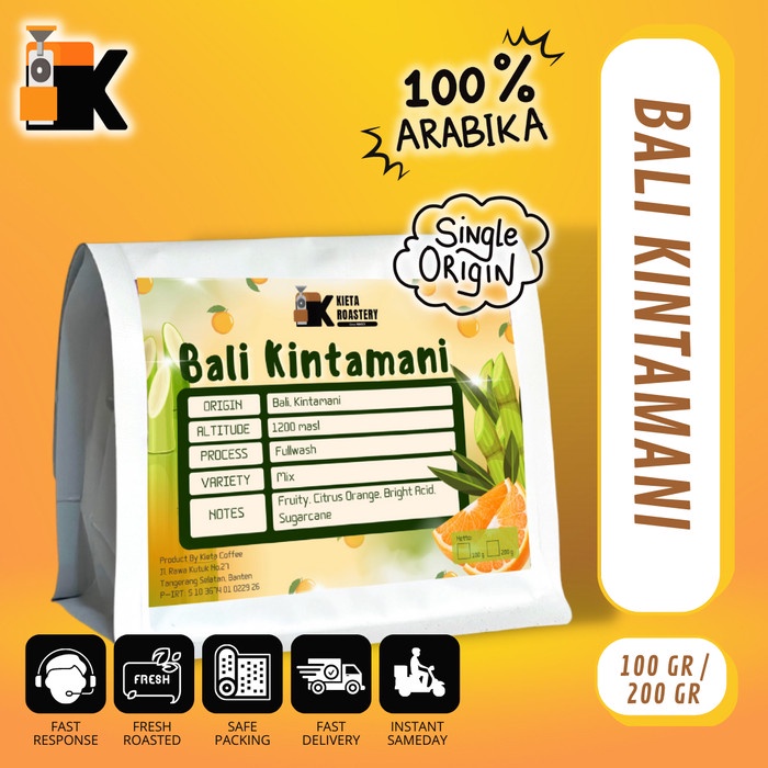 

BAYAR DITEMPAT Kopi Arabika Bali Kintamani Premium 100gr (biji/bubuk) /KOPI EUBE/KOPI KAPAL