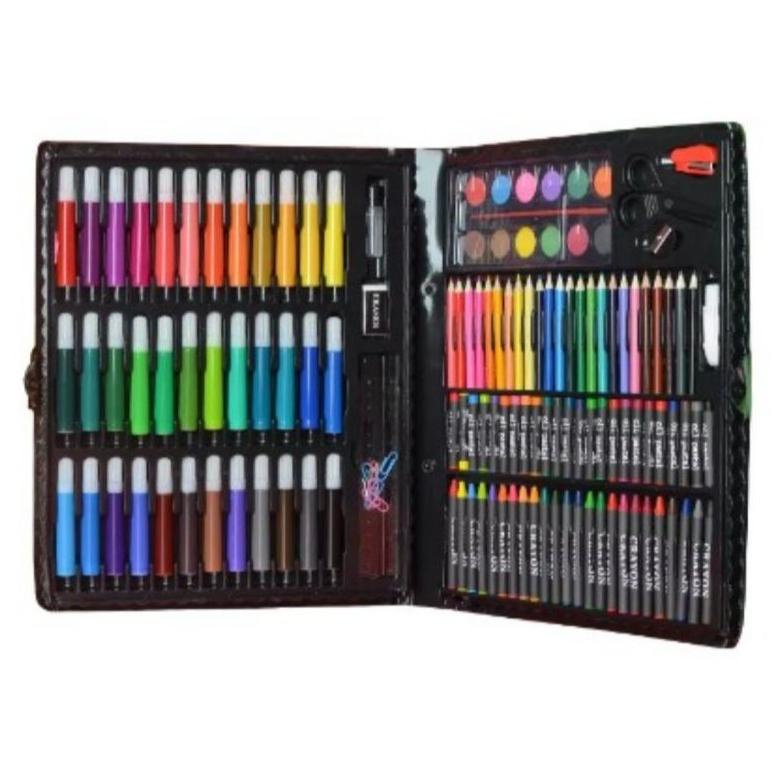

150 PCS PENSIL WARNA ALAT TULIS SET CRAYON ART SET 150 .