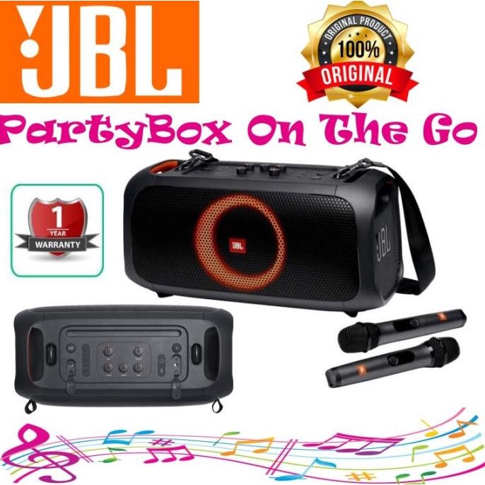 Jbl Partybox On-The-Go Speaker Aktif Bluetooth Ruditabuti_Shop