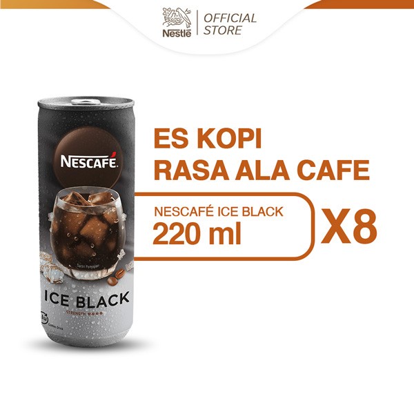 

TERMURAH NESCAFE Kopi Minuman Kaleng Rasa Ice Black 220mlx8pcs /KOPI EUBE/KOPI KAPAL