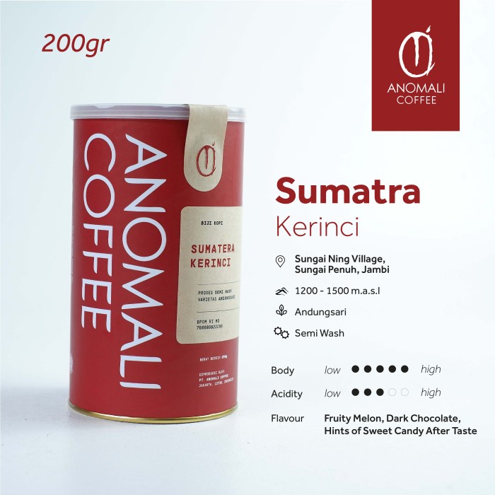 

TERBARU Anomali Coffee Biji Kopi Sumatra Kerinci /KOPI EUBE/KOPI KAPAL API/KOPIBUBUK/KOPI