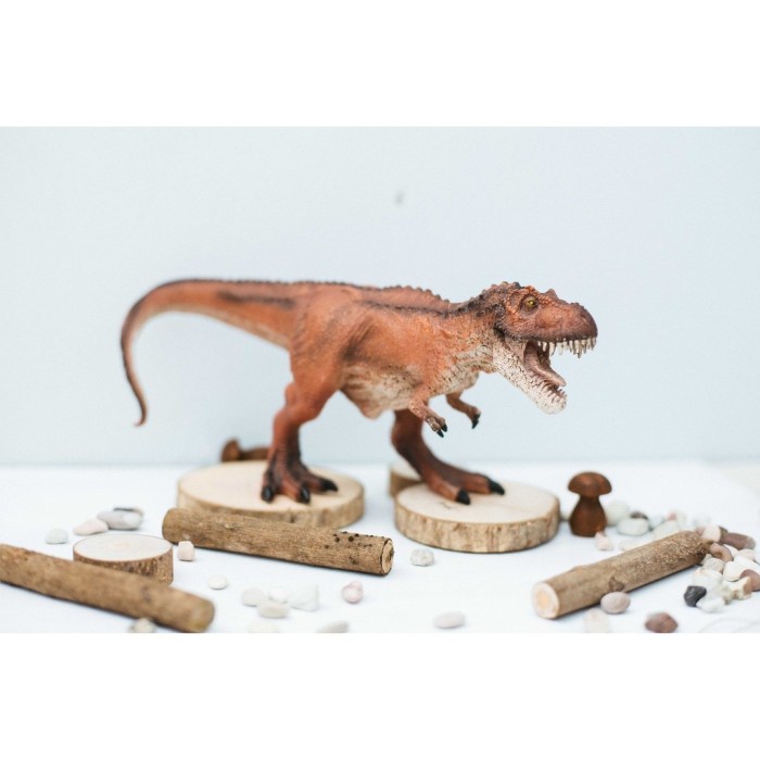 Must Have Mojo Fun Red T-Rex Hunting Animal Figurine Tyrannosaurus Rex 87273 Terlaris