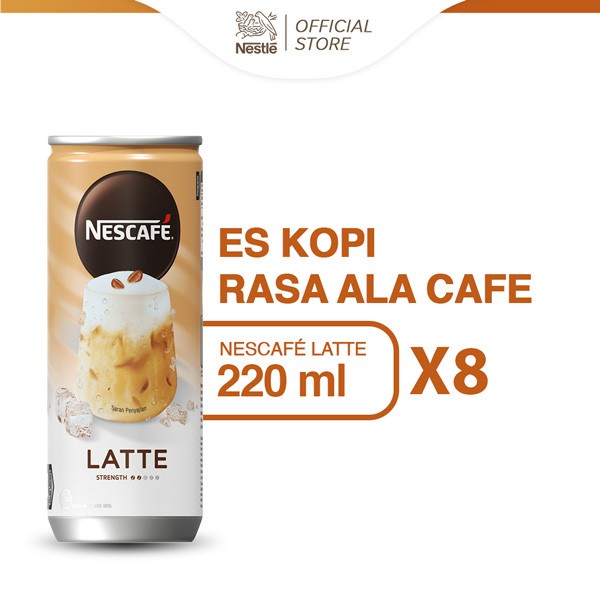 

TERMURAH NESCAFE Kopi Minuman Kaleng Rasa Latte 220ml x 8pcs /KOPI EUBE/KOPI KAPAL