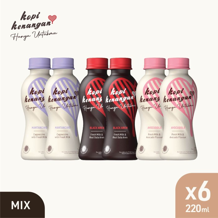 

BISA COD Kopi Kenangan Hanya Untukmu Mix 220ml x 6 /KOPI EUBE/KOPI KAPAL API/KOPIBUBUK/KOPI