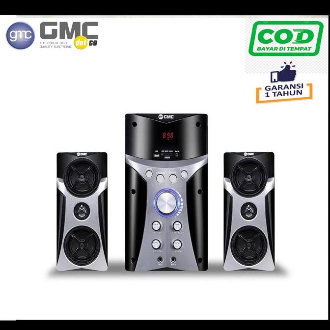 New Gmc 885B Speaker Multimedia Bluetooth Karaoke - Suara Dahsyat Ruditabuti_Shop