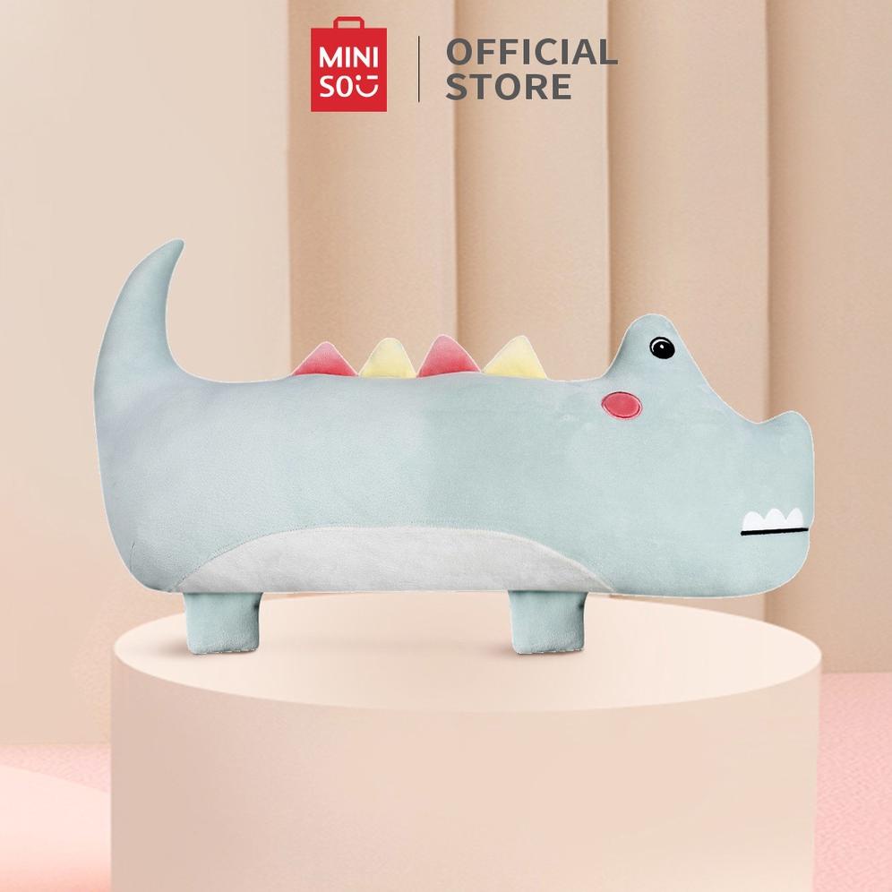 MINISO - Boneka Bantal 55cm Bantal Sofa Cushion Boneka Buaya Boneka Kuda Nil Lembut Tidur Boneka Mai