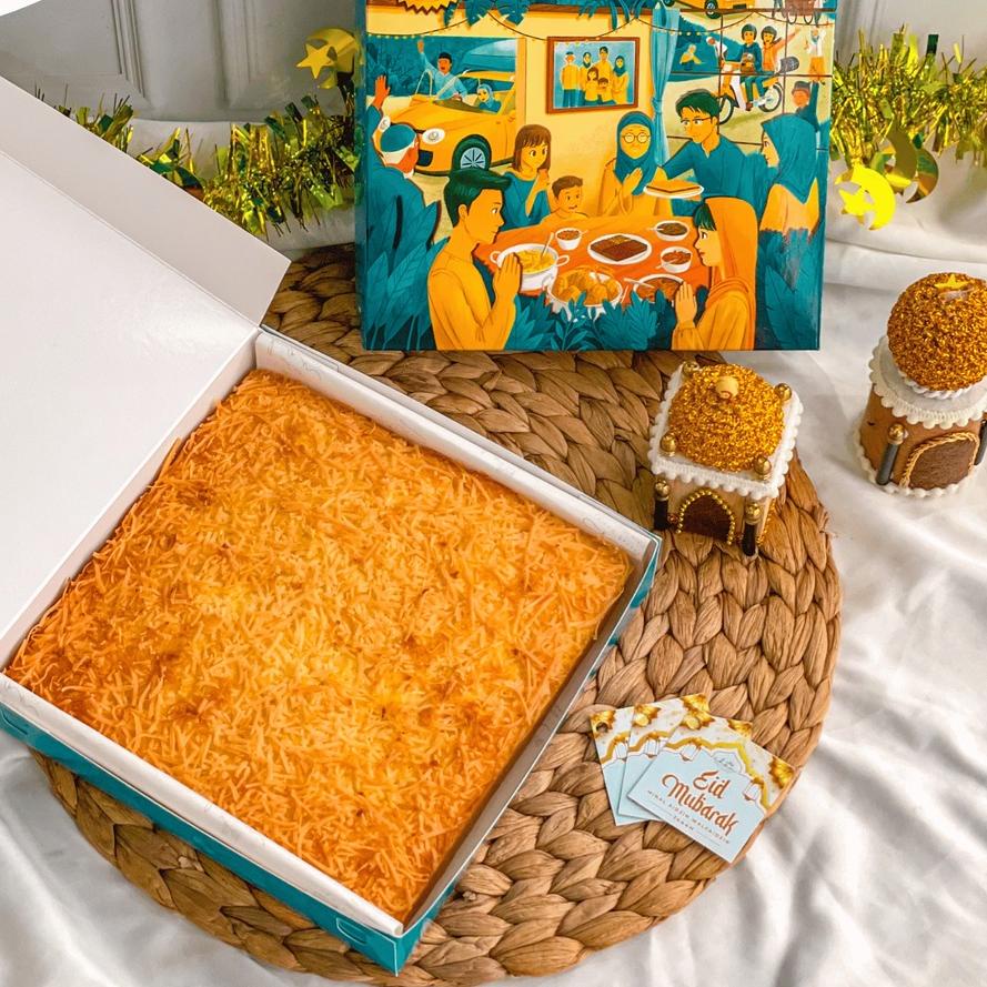 

Diskon | TD4 | [READY] Bolu Tape Keju Empuk Chan Patisserie | Hampers Lebaran Idul Fitri 2023