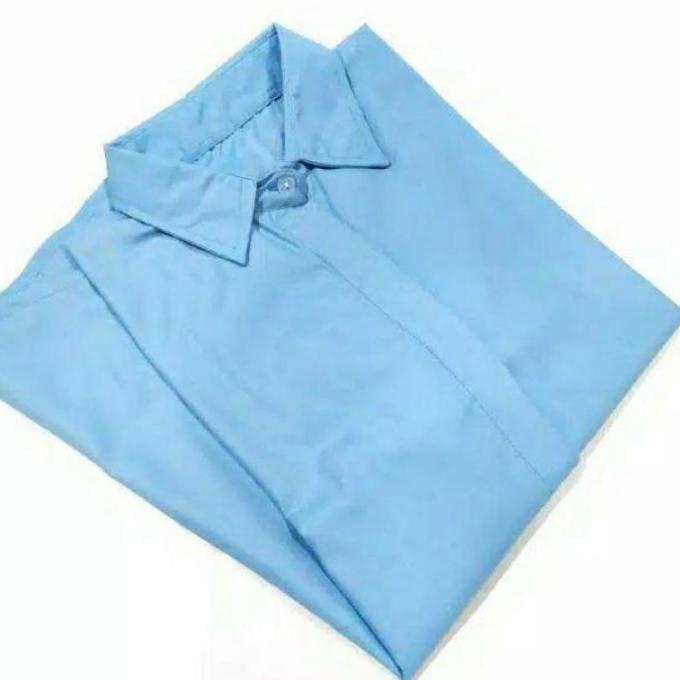 Tunik ice blue/Tunik biru muda/atasan wanita/Tunik jumbo/Tunik toyobo