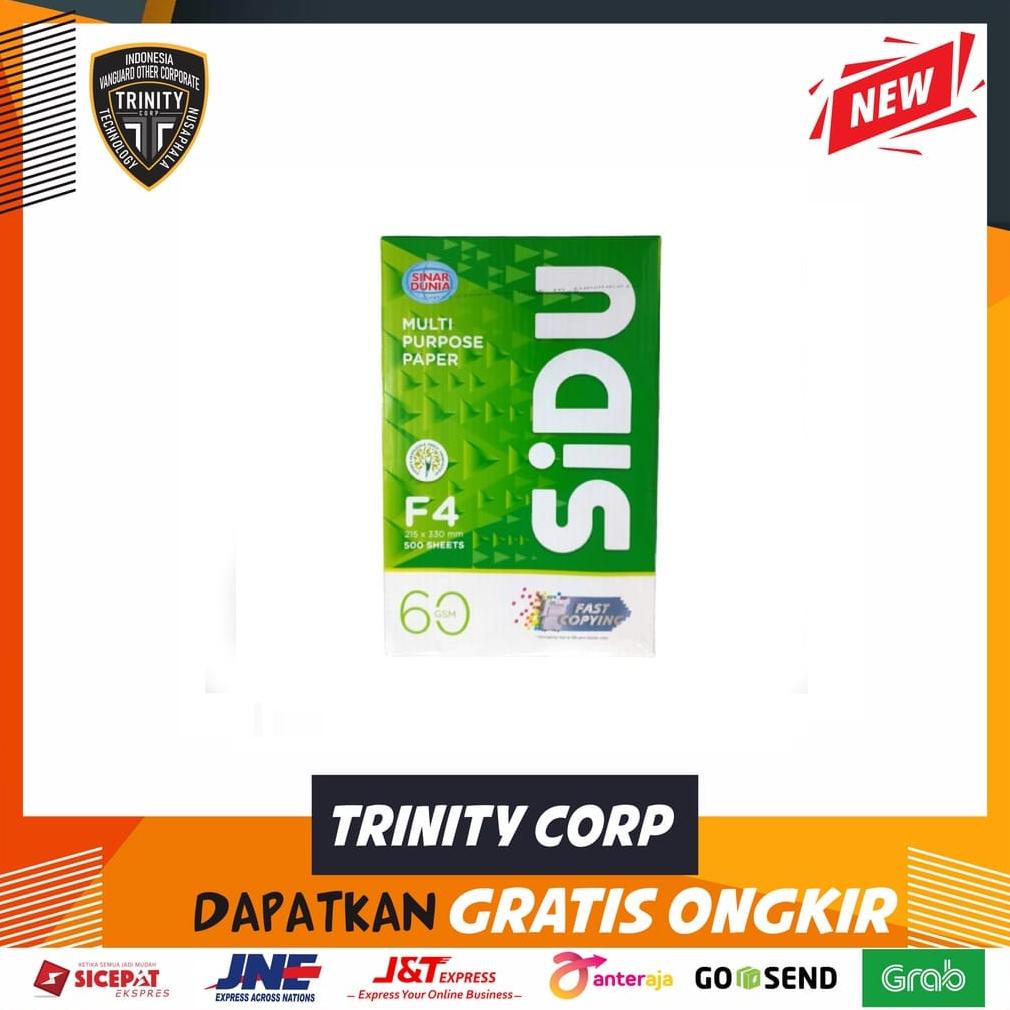

(COD) KERTAS HVS SIDU F4 60GSM