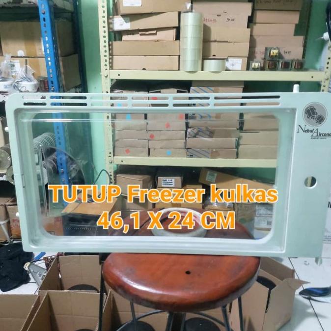 <<<<<] Tutup Rak Freezer kulkas Midea Thoshiba HS235HBR Ori 46.1 x 24 CM