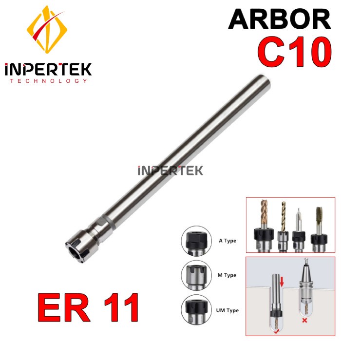 Arbor C10 ER11 150 Collet Chuck ER 11 Straight Shank Milling CNC C 10