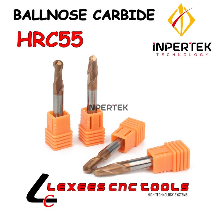 Ballnose 3 R1.5 LEXEES Endmill Carbide 3 mm HRC55 Cutter Milling Radius 3mm
