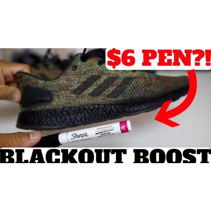 

Sharpie White BLACK OIL Based REPAINT BOOST nmd ultraboost yeezy ORI