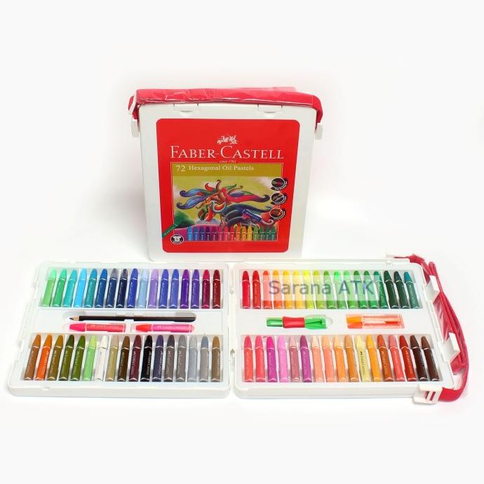 

Faber Castell Crayon Minyak/ Crayon Oil Pastel 72 warna [ SET ]