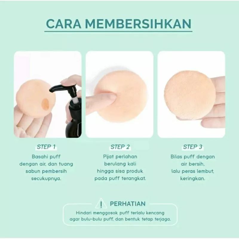 GLAMFIX Finishing Puff / Spons / Rembuk Bedak