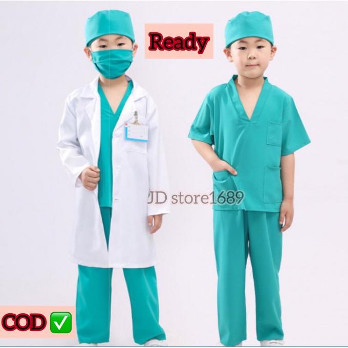 Baju Dokter Anak Kostum Profesi Import Baju Oka Anak - Baju Dokter Jaga
