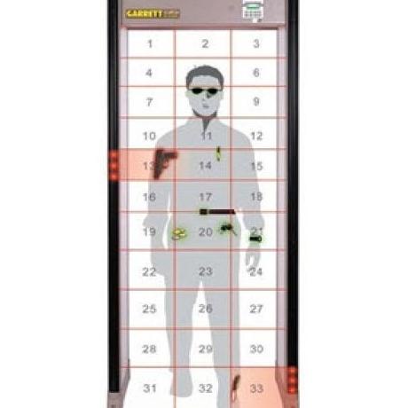 Pintu Metal Detektor Garret Pd-6500I, Walktrough Metal Detector Garret