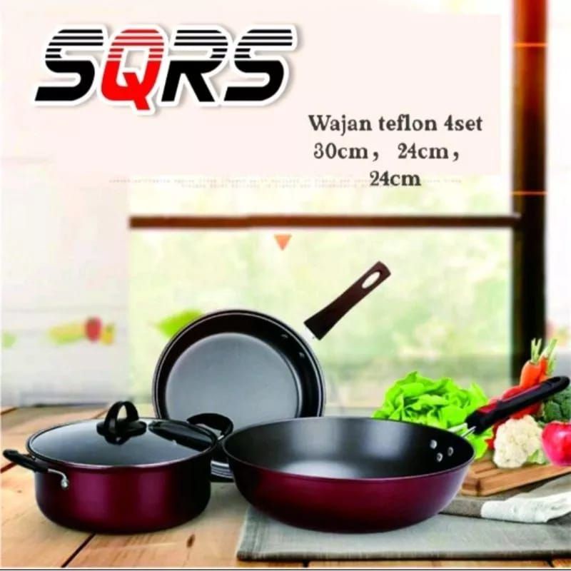 Aurora Teflon Anti Lengket 1set @ja