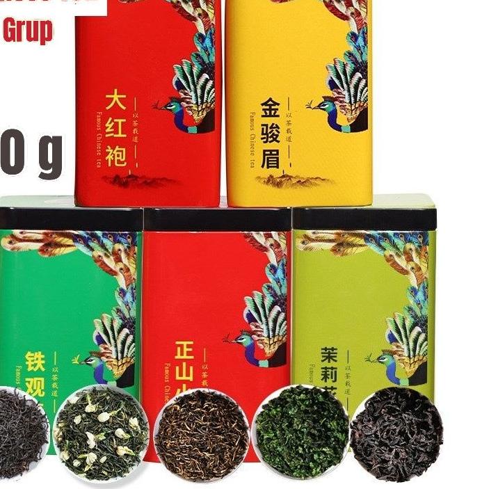

HOT Product Grup Chinese Tea Kalengan Ekonomis/ 经济茶叶铁罐装 grosir