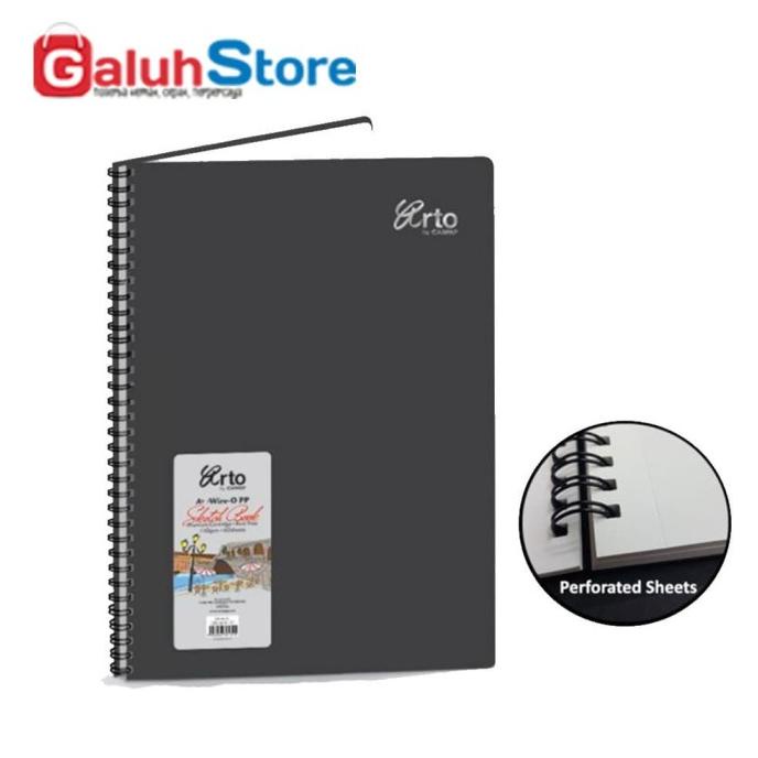 

Arto Sketch Book / Sketchbook / Sketsa Spiral A4 - 110gsm - 60 sheets