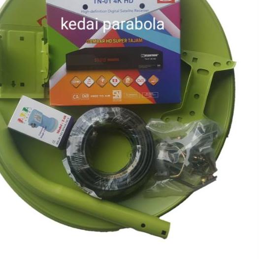 Promo✅Paket Parabola mini 45 cm + Receiver parabola nusantara hd tranvision