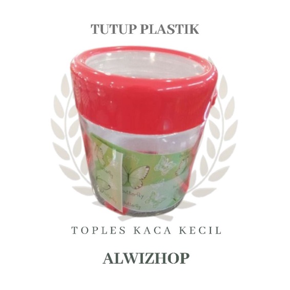 Toples kaca kecil berkualitas tinggi dengan ukuran 600ml - 1pcs / toples berkualitas tinggi murah