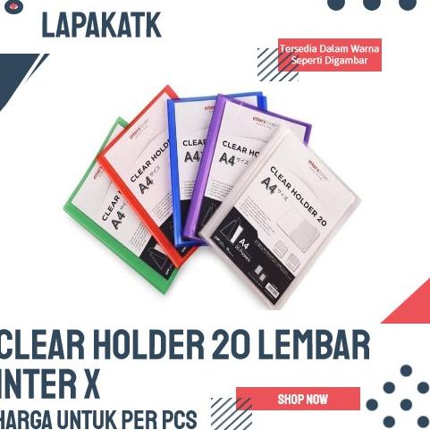 

[D9B] INTERX CLEAR HOLDER A4 20 INTER X ycli0