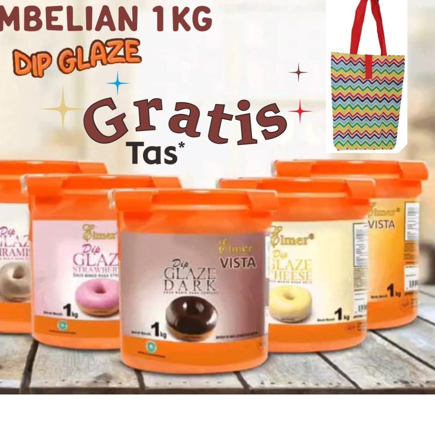 

Sale✔️ELMER COKLAT DIP GLAZE 1KG
