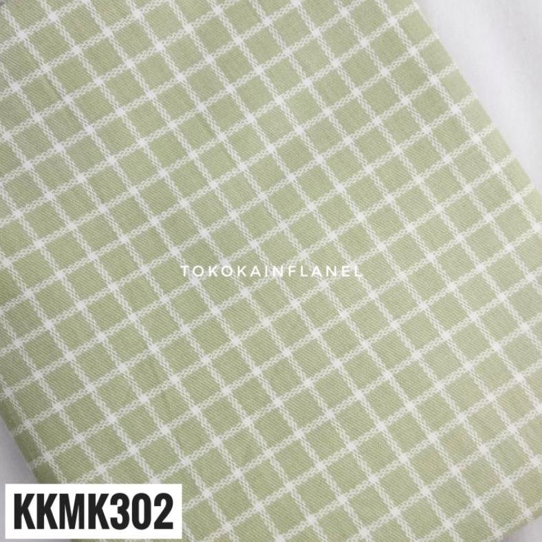 Recomend Kain Katun Jepang Motif Kotak Gingham kotak-kotak KKMK3 uk 50cmxlebar kain ,.