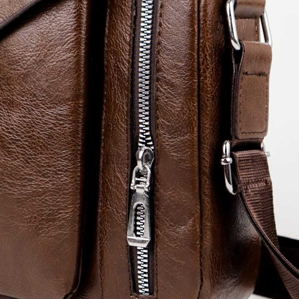 barang bagus dan murah Rhodey Tas Selempang Pria Messenger Bag PU Leather - 8602