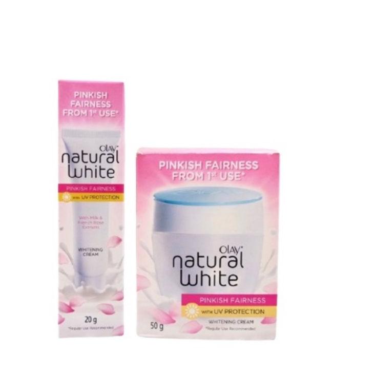 Import ✨Terbaik✨ OLAY NATURAL WHITE PINKISH 20G 50G - PINKISH OLAY NATURAL WHITE 