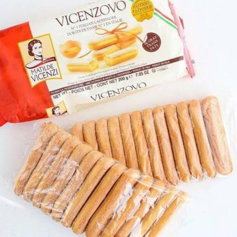 

PROMOSI !!COD !! Biskuit Tiramisu / Biscuit / Lady Finger Vicenzovo 200 gr [KODE 181]