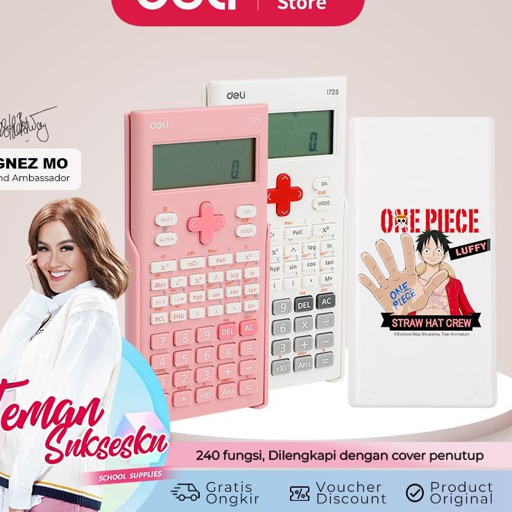 

Price Diskon☼ Deli Scientific Calculator / Kalkulator Ilmiah Garansi 3 Tahun Edisi Spesial One Piece 240 Fungsi Kualitas Sangat Baik E1725 141ྉ