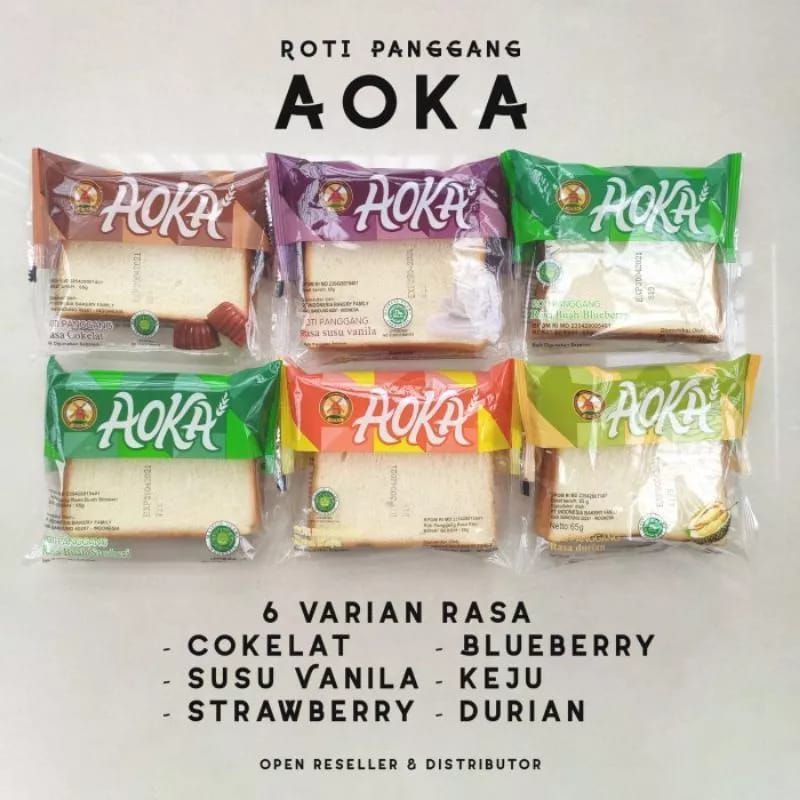 

AOKA ROTI PANGGANG BANYAK VARIAN RASA