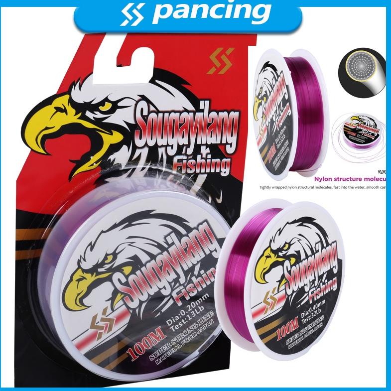 [KODE NTBSQ] 100M Fishing Line Senar Pancing High Impact Monofilament Fishing Line Nylon Fishing Lin