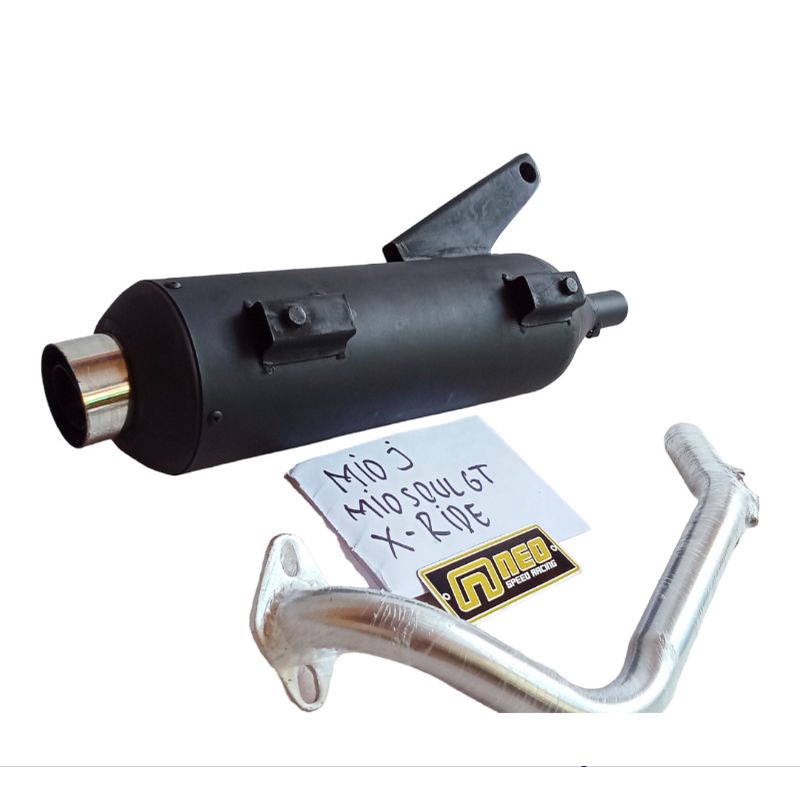 Knalpot Copy CMS Mio J Mio Soul GT X-Ride Model Standar Racing Suara Ngebas Adem