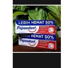 Pepsodent Pasta Gigi Pencegah Gigi Berlubang Volumepack 225gr × 2