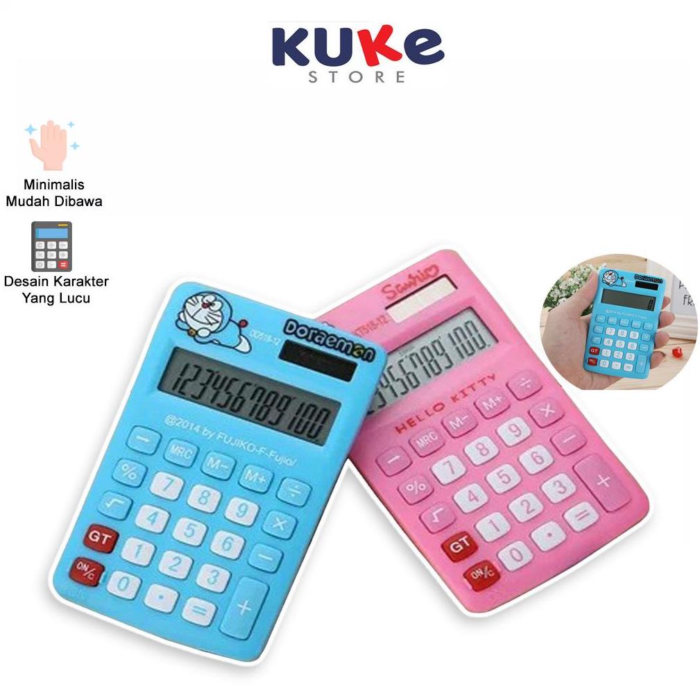 

[JI9] KUKE Calculator Kalkulator Mini 11 Digits Check Correct / KALKULATOR MINI KARAKTER / KALKULATOR DORAEMON Bst Terlaris ✪ل͜