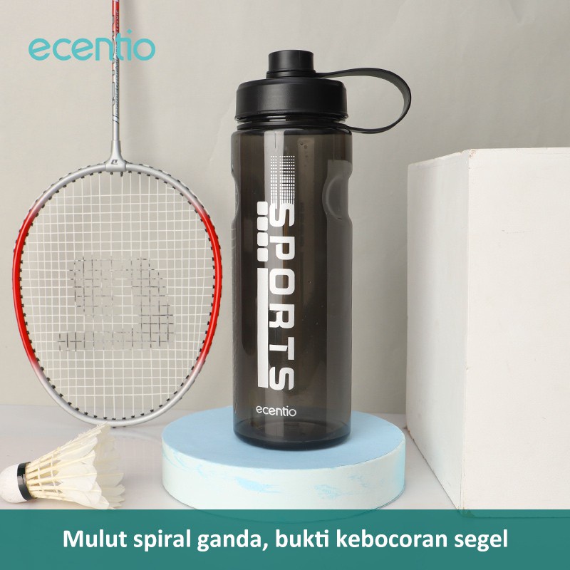 ecentio 1300ML botol minum sports bottle portable plastic outdoor camping picnic/Sporty Dan Trendy Space Cup