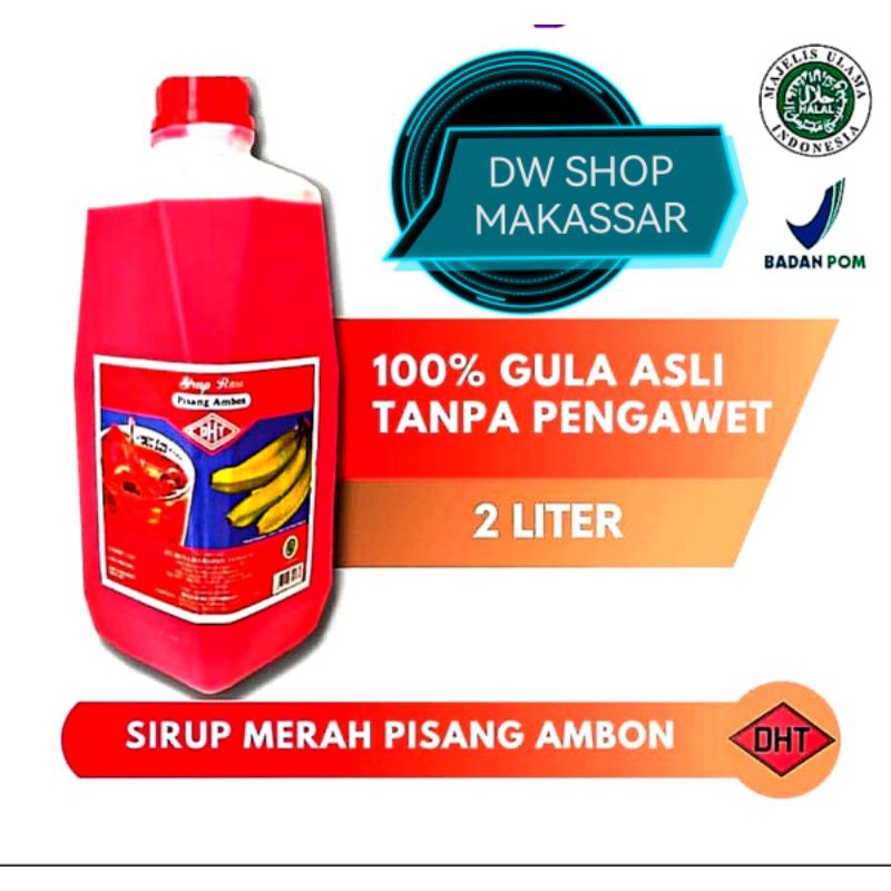 

Sirup pisang Ambon dht Makassar 2L