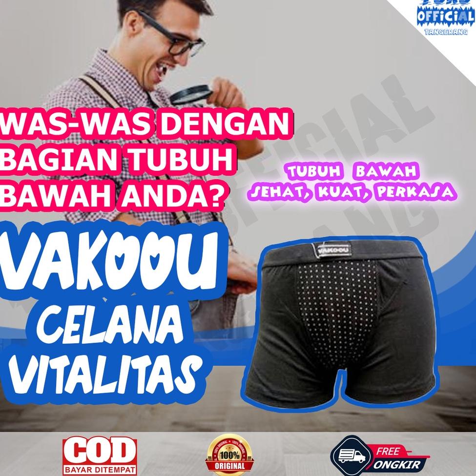Import ✨Terbaik✨ Celana Dalam Terapi Keperkasaan Kesehatan Pembesar Kelamin Pria Dewasa Vakoou Asli 