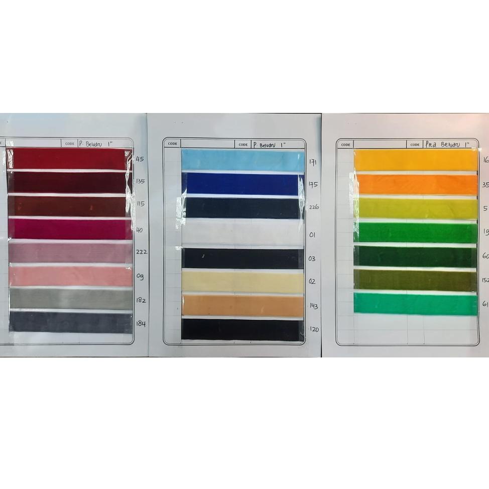 

[NEW !!!] Pita Beludru Velvet 1 Inch / 2.5 cm [KODE 83]