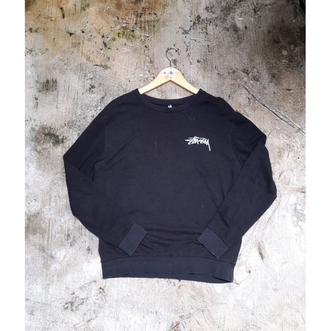 CREWNECK FASION MIRIP STUSSY ( THRIFT )