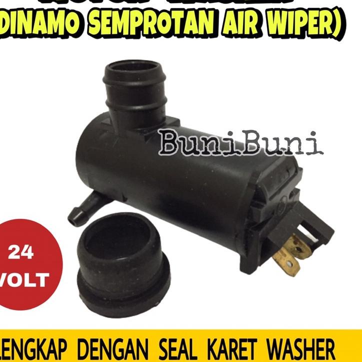 Motor Washer / Dinamo Tabung Air Wiper / Semprotan Air Wiper Mobil Truk PS 100 Colt Diesel 24 Volt