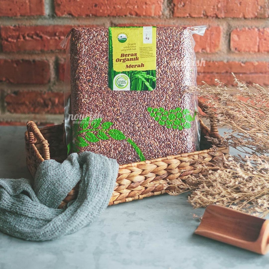 

Lingkar Organik, Beras Merah Organik (Organic Red Rice) 2 kg-JktBar