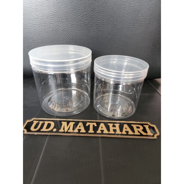 Toples Ulir Tutup Putih Bening