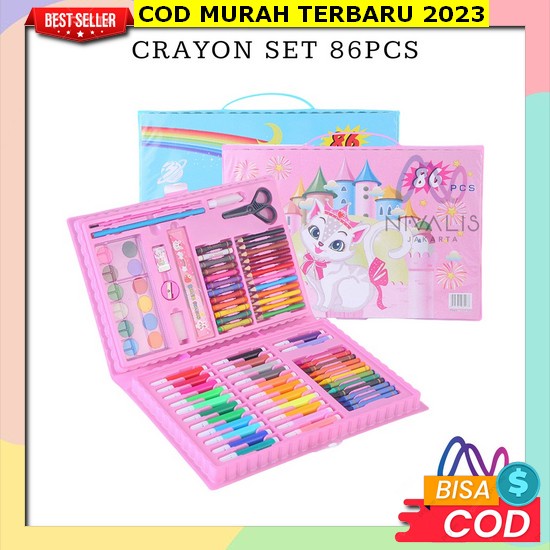 

Krayon Anak Set Ajaib Perempuan Bentuk Segitiga Set Koper High Quality Pewarna Krayon Usia 9 10 11 12 Thn Warna Cerah Terbaru 2023 Pensil Warna Pengasah Laki Laki Cod Tk Sd Alat Lukis Seni Lukis Umur 3 4 5 6 7 Th Alat Me Nivalis Jakarta Art Set 86 Pcs C