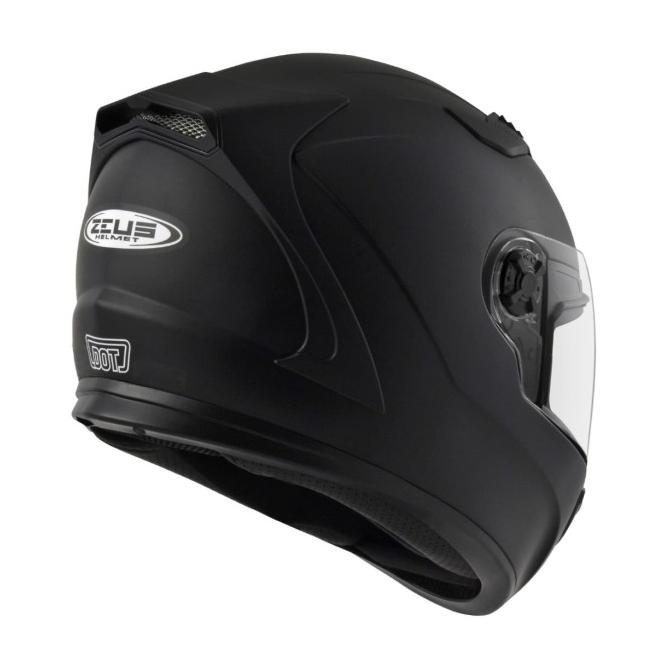ZEUS 813 MATT BLACK FULLFACE DOUBLE VISOR IMPORT
