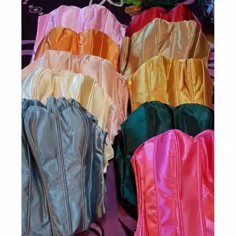 Stok Terbaru Free Gold COD KAMISOL SATIN LONGTORSO JUMBO / LONGTORSO KEBAYA / BUSTIER / LONGTORSO SA